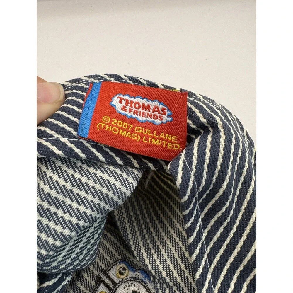 Thomas the Tank Engine Train Conductor Striped Train Hat Youth VTG